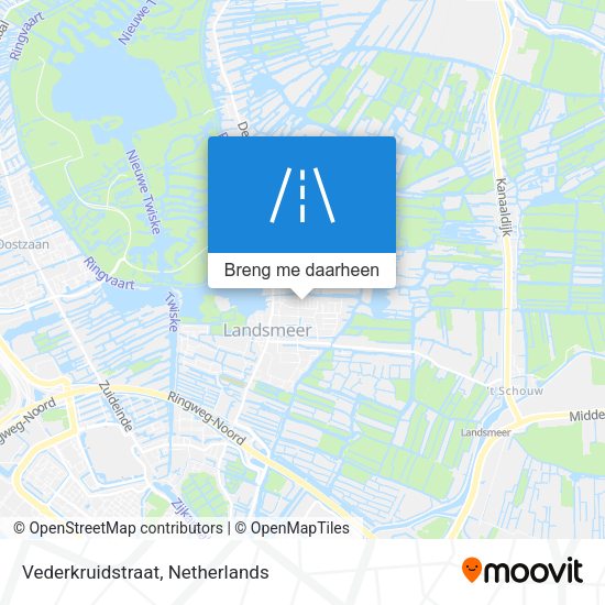 Vederkruidstraat kaart