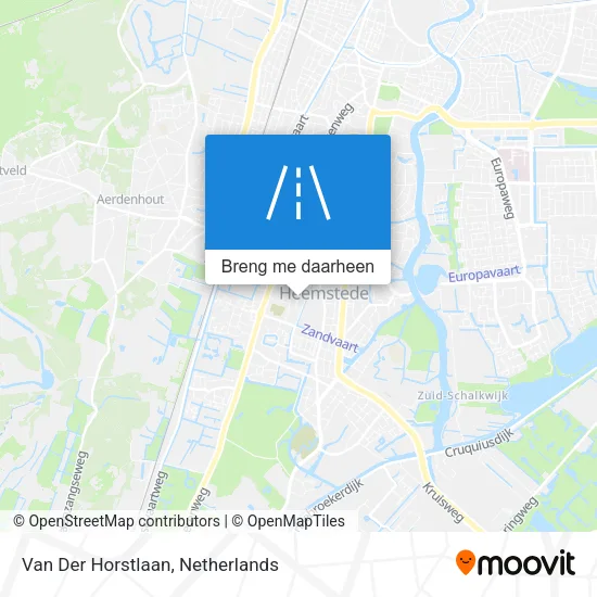 Van Der Horstlaan kaart