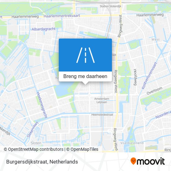 Burgersdijkstraat kaart