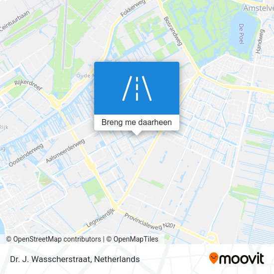 Dr. J. Wasscherstraat kaart