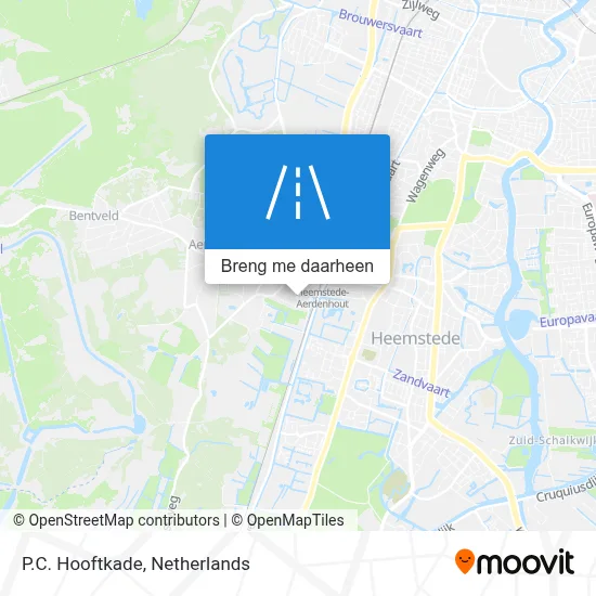 P.C. Hooftkade kaart