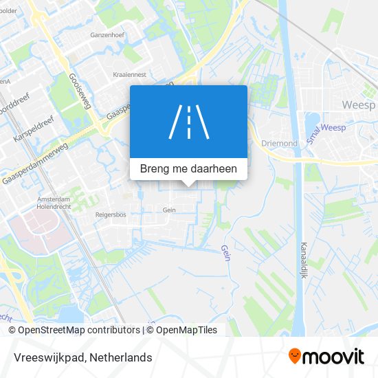 Vreeswijkpad kaart