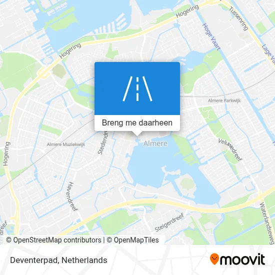 Deventerpad kaart