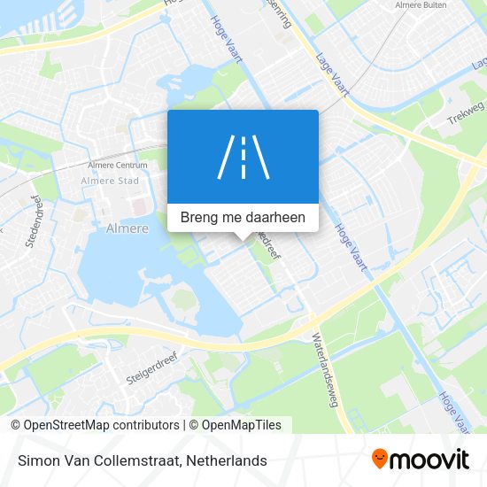 Simon Van Collemstraat kaart
