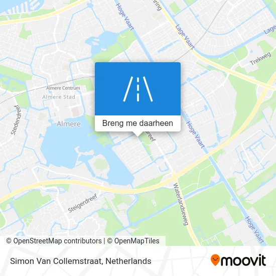 Simon Van Collemstraat kaart