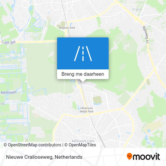Nieuwe Crailoseweg kaart