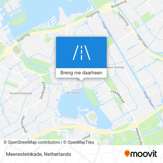 Meeresteinkade kaart