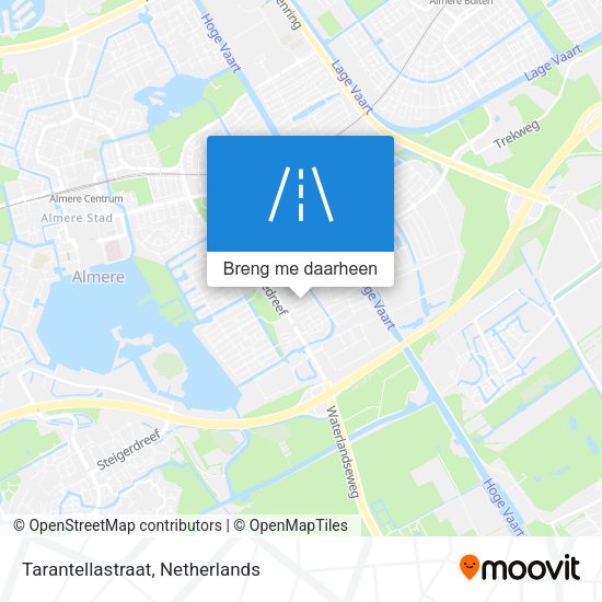 Tarantellastraat kaart