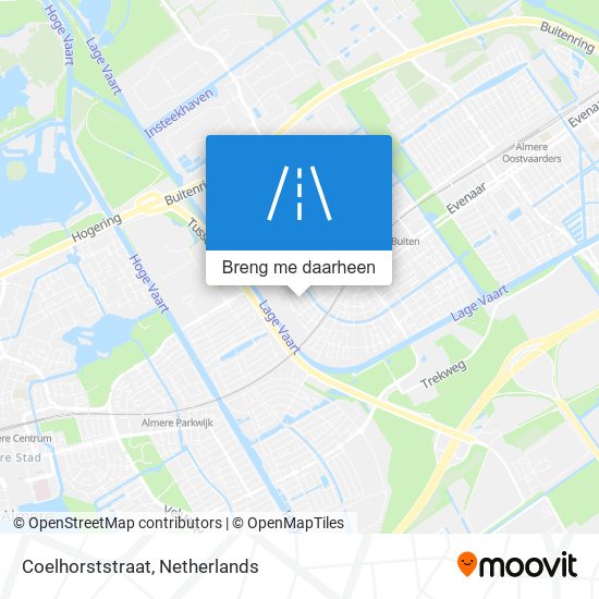 Coelhorststraat kaart