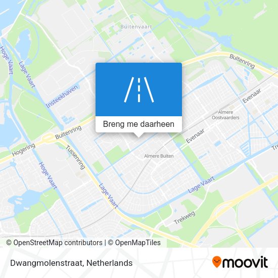 Dwangmolenstraat kaart