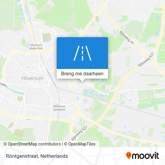 Röntgenstraat kaart