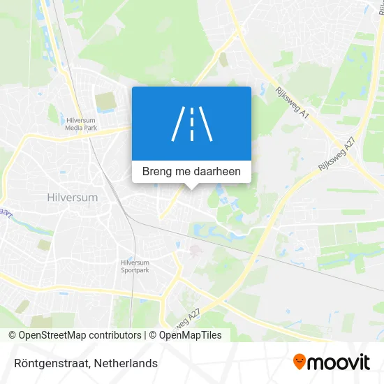 Röntgenstraat kaart