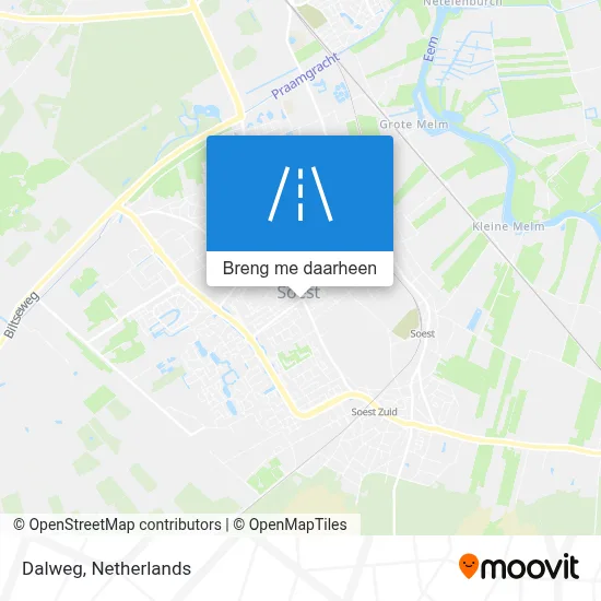 Dalweg kaart