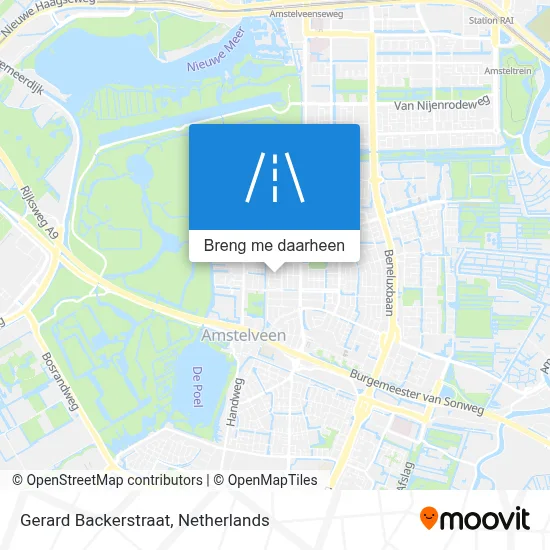 Gerard Backerstraat kaart