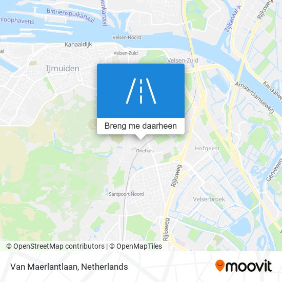 Van Maerlantlaan kaart