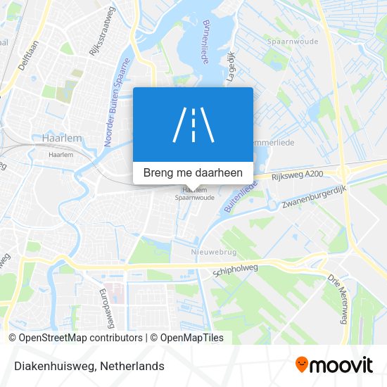 Diakenhuisweg kaart