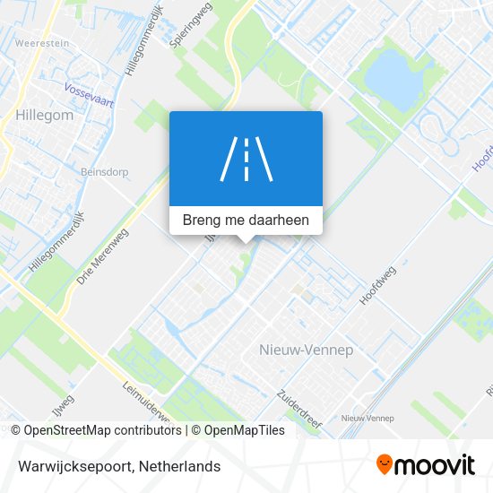 Warwijcksepoort kaart