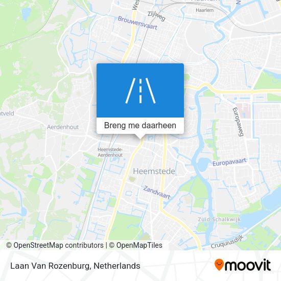 Laan Van Rozenburg kaart