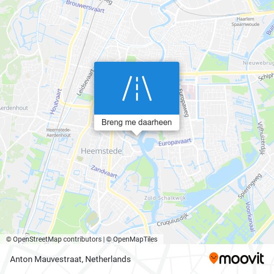 Anton Mauvestraat kaart
