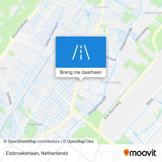 Elsbroekerlaan kaart
