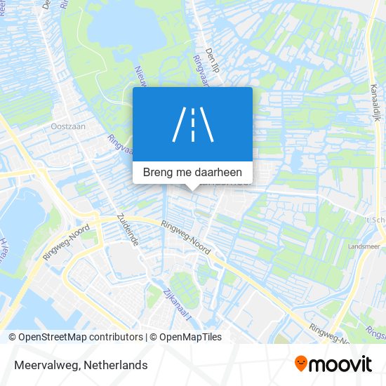 Meervalweg kaart