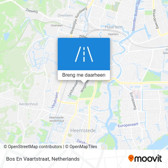 Bos En Vaartstraat kaart