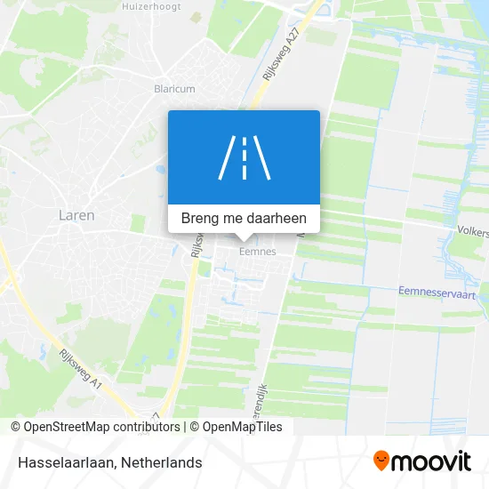 Hasselaarlaan kaart