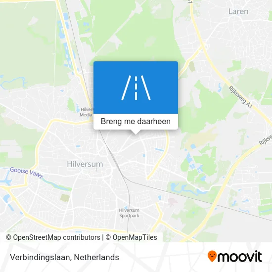 Verbindingslaan kaart