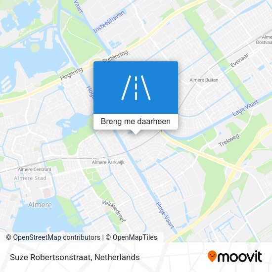 Suze Robertsonstraat kaart