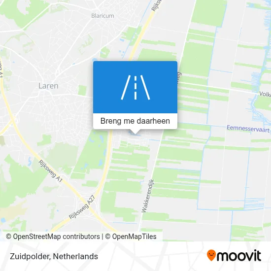 Zuidpolder kaart
