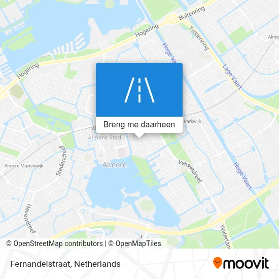 Fernandelstraat kaart