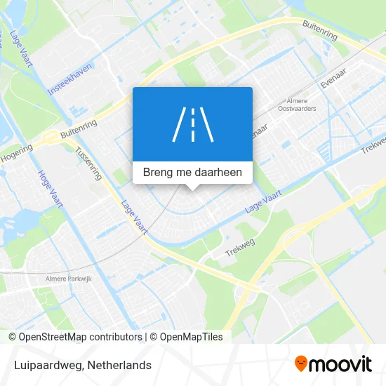 Luipaardweg kaart