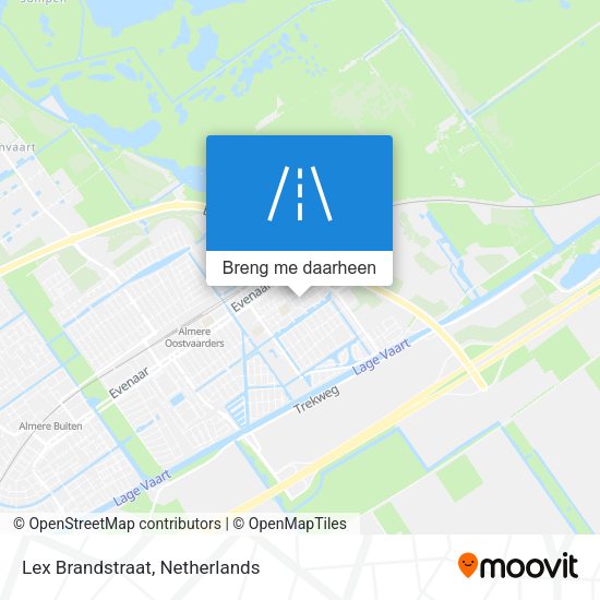 Lex Brandstraat kaart