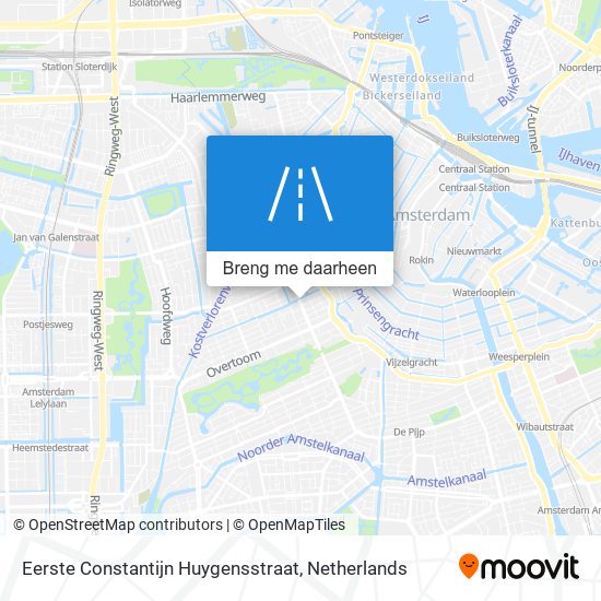 Eerste Constantijn Huygensstraat kaart