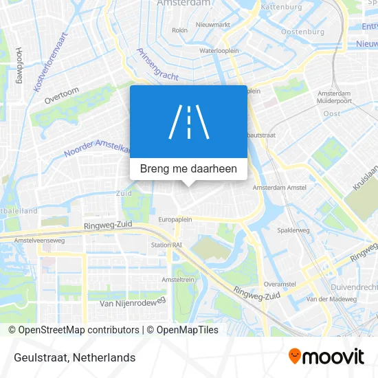 Geulstraat kaart