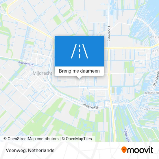 Veenweg kaart