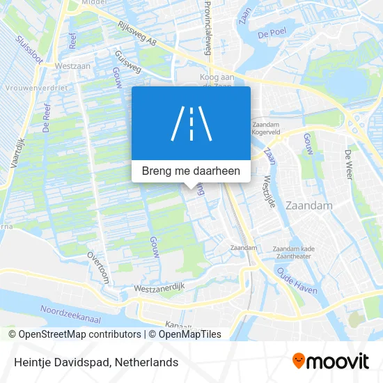 Heintje Davidspad kaart