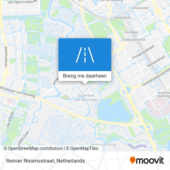 Reinier Noomsstraat kaart