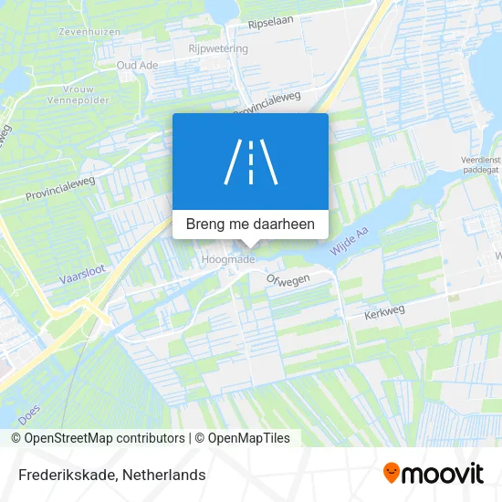 Frederikskade kaart