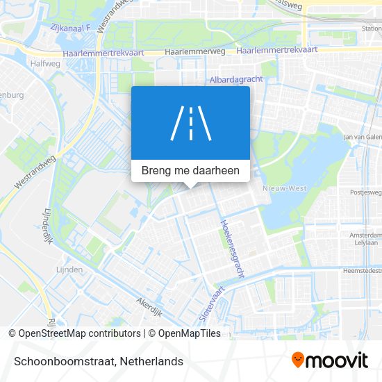 Schoonboomstraat kaart