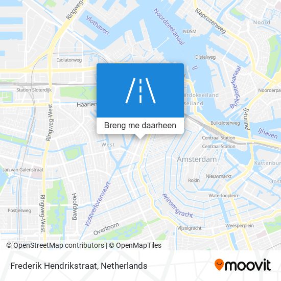 Frederik Hendrikstraat kaart