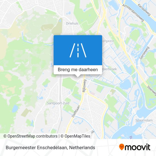 Burgemeester Enschedélaan kaart