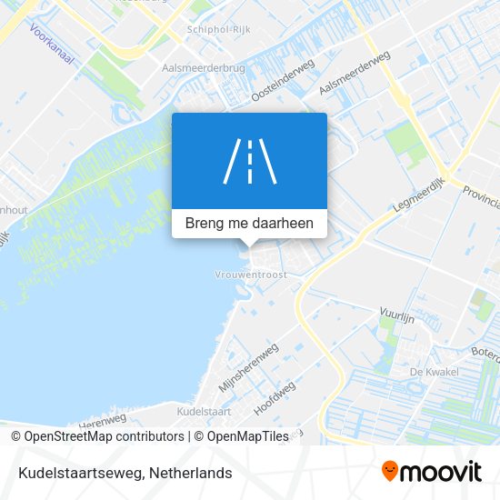 Kudelstaartseweg kaart