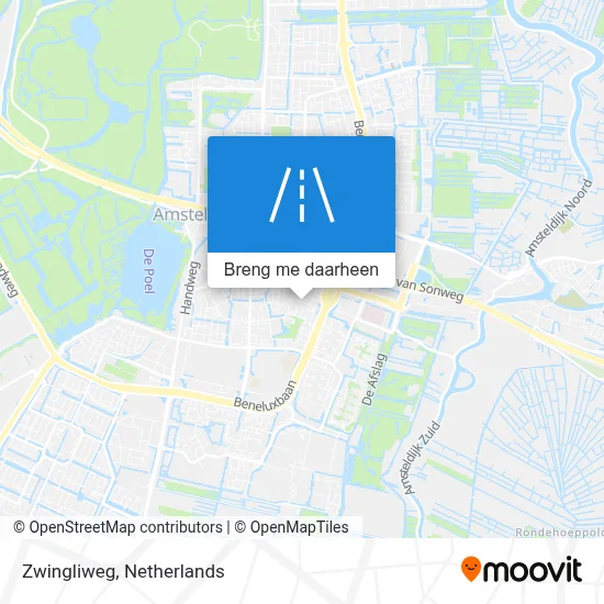 Zwingliweg kaart