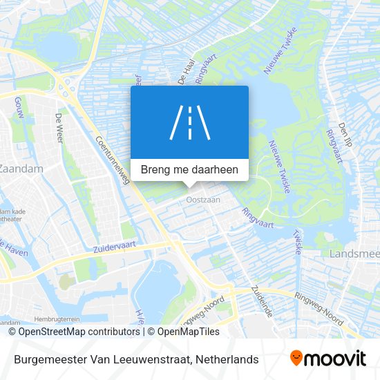 Burgemeester Van Leeuwenstraat kaart