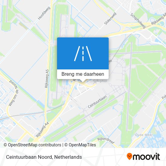 Ceintuurbaan Noord kaart