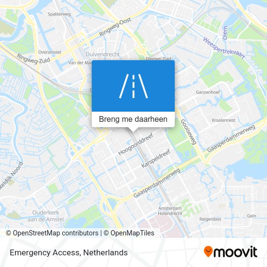 Emergency Access kaart