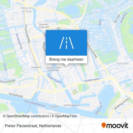Pieter Pauwstraat kaart
