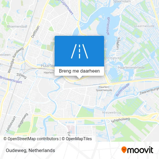 Oudeweg kaart