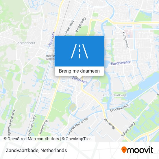 Zandvaartkade kaart